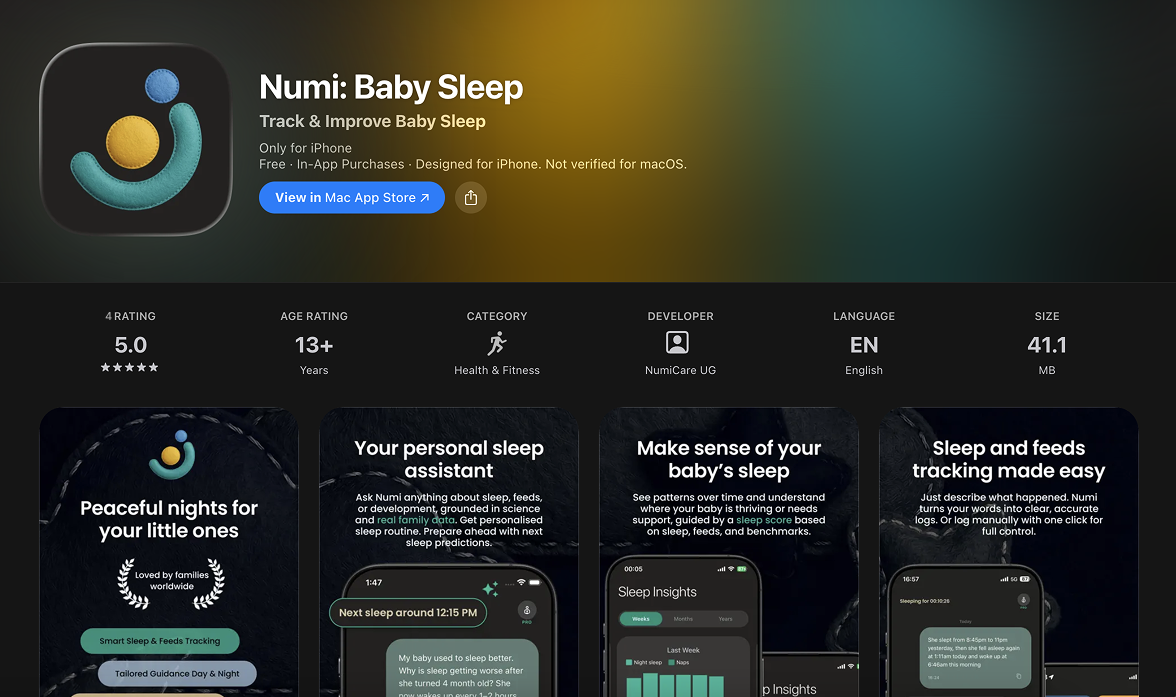 Numi on the Apple App Store