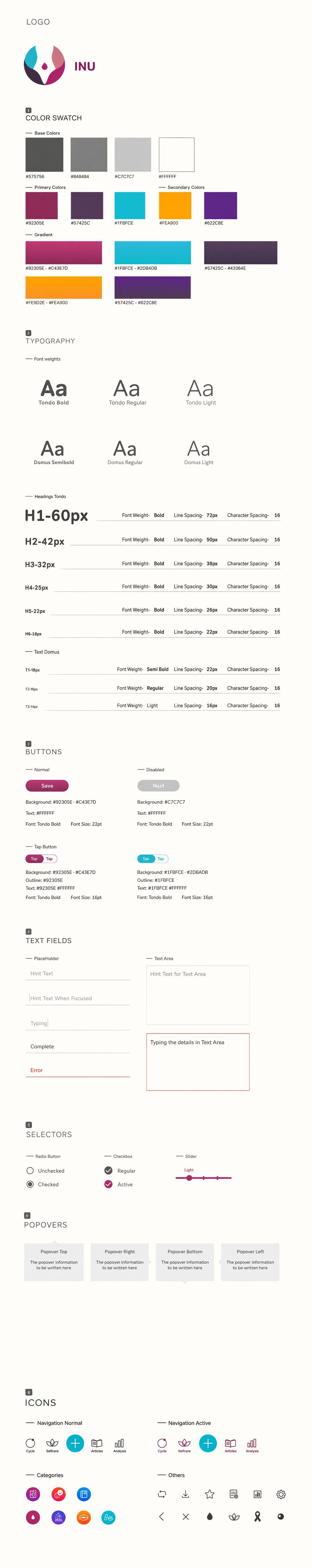 Inu Health brand style guide
